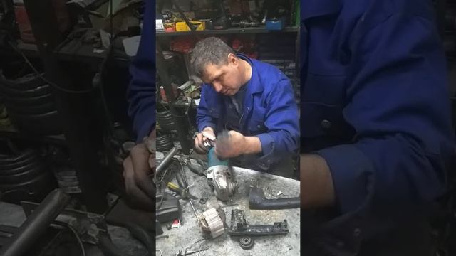 Ремонт УШМ Макита 9069 - меняем якорь+статор смотреть онлайн