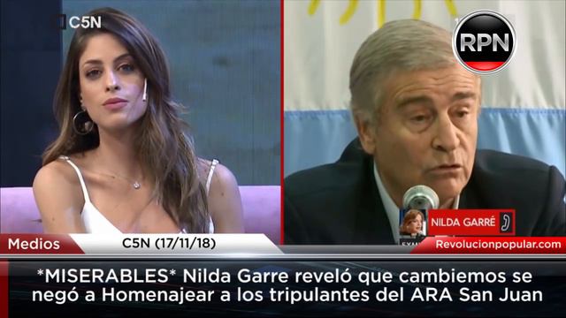 Nilda Garre reveló que cambiemos se negó a Homenajear a los tripulantes del ARA San Juan смотреть онлайн