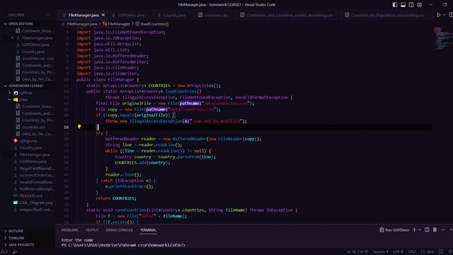 FileManager java homework1234567 Visual Studio Code 2023 05 12 22 24 52 смотреть онлайн