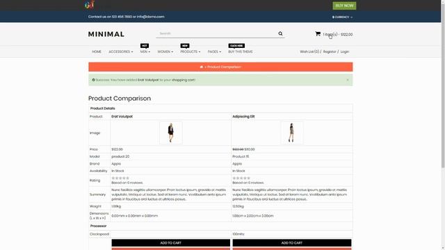 Minimal Fashion & Jewelry Store Responsive OpenCart Theme смотреть онлайн