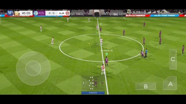 ZEN VS AJAX Messi's magical goal | DLS23 | Android Gamplay