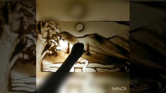 Лето в деревне рисование пескок смотреть онлайн