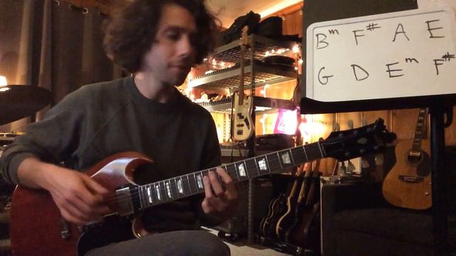 Hotel California - Eagles - 6th and 5th string root bar chords смотреть онлайн