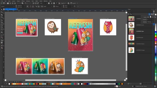 CorelDRAW Graphics Suite 2021 Mehrseitenansicht смотреть онлайн