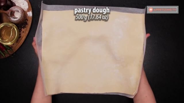 From the store directly on the pastry dough! Quick and delicious appetizer смотреть онлайн