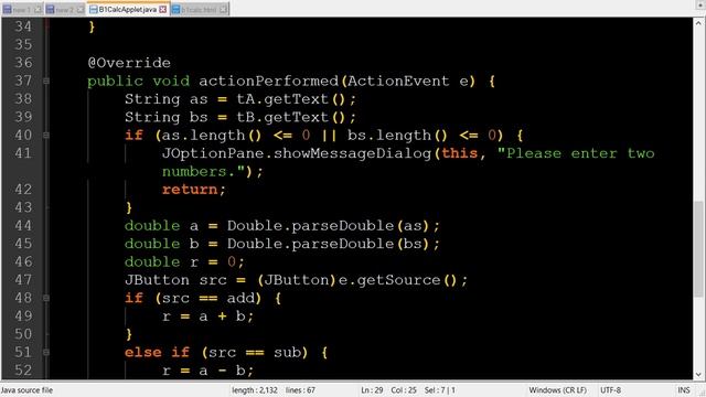Java Applet Demo - Calculator Applet смотреть онлайн