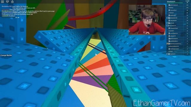 I AM A MARBLE!! ROBLOX Mega Marble Run Pit смотреть онлайн