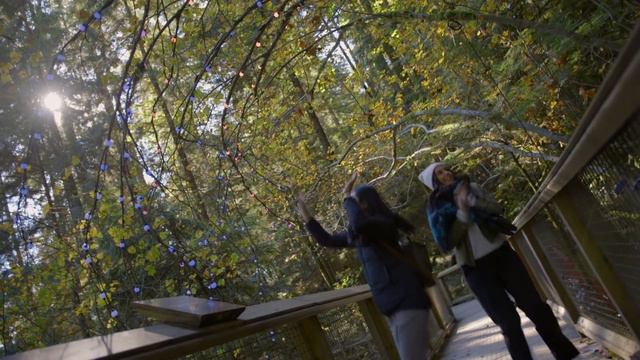 Asia & Angelina brave Vancouver's Capilano Suspension Bridge – On the go with EF #112 смотреть онлайн