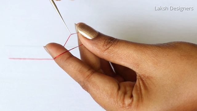 silk thread practice for aari basic chain stitch | silk thread chain stitch practice for beginners смотреть онлайн