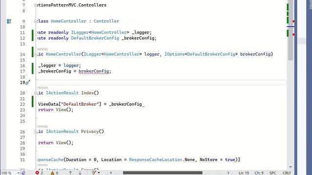 Options pattern (appsettings.json config) in C# смотреть онлайн