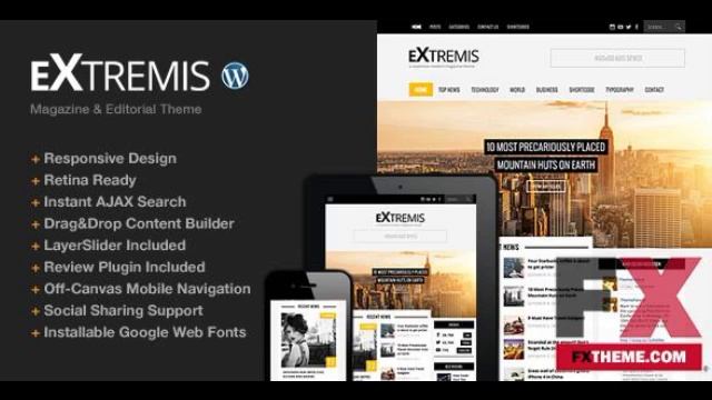 Responsive Magazine Theme Blog / Magazine - WordPress by Thad Jonathon смотреть онлайн