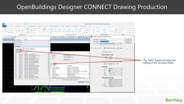 View Attributes and Structural Rules in OpenBuildings CONNECT Edition смотреть онлайн