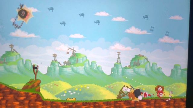 Angry Birds: Red’s Mighty Feathers Bonus Egg Defender Level 12 смотреть онлайн