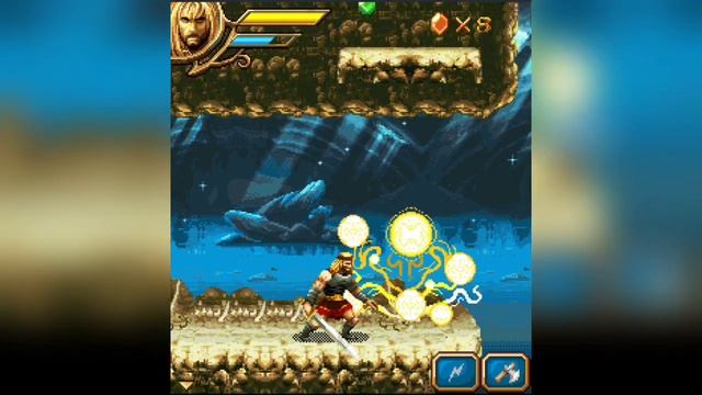 (Beowulf the mobile game) Java ,, gameplay all.levels complete,no die? смотреть онлайн