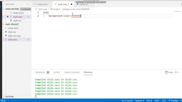 Sass Tutorial : Sass syntax смотреть онлайн