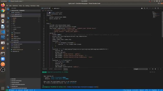 Dockrising (Containerising ) Vue App and Server using NGINX as proxy Server смотреть онлайн