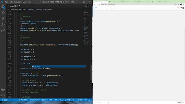 Create stunning 3D website - Three.js & Bootstrap 5 tutorial смотреть онлайн