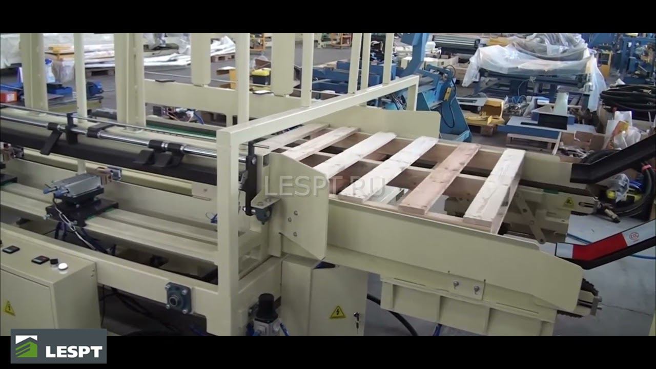 Полуавтоматическая линия сборки поддонов