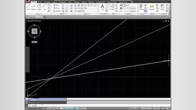 AutoCAD Editing: Horizontal and Vertical Lines смотреть онлайн