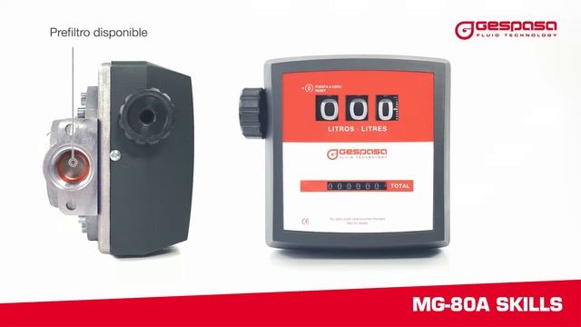 ▷ GESPASA | MG-80A Medidor mecánico para carburantes ATEX смотреть онлайн