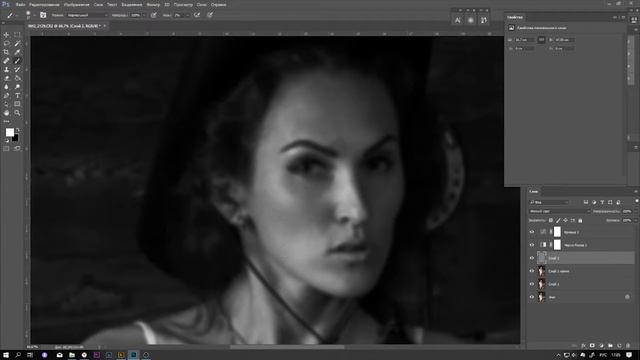 001 Обработка Dodge&Burn студийной фотографии смотреть онлайн