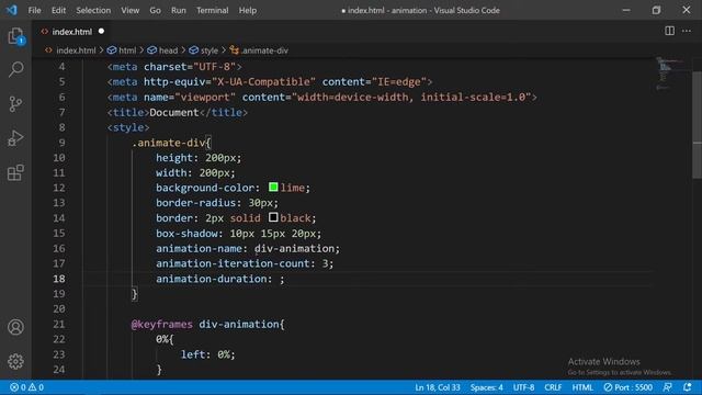 How To Create Css Animation effect | Html and Css Div Animation | Non-Stop or Infinite CSS Animatio смотреть онлайн