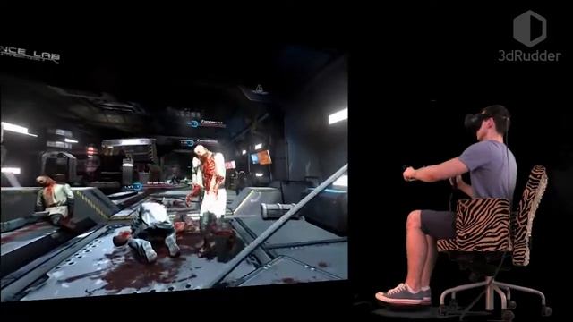 Dead Effect 2 VR with the 3dRudder смотреть онлайн
