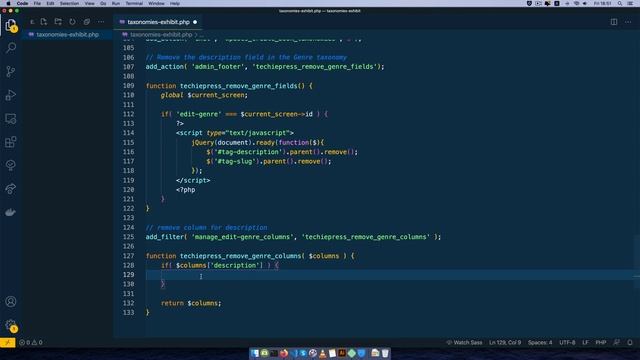 Add custom Taxonomy Fields & Remove Description Taxonomy field in WordPress Categories Admin смотреть онлайн