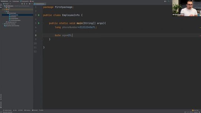 4. Java Variable types смотреть онлайн