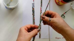 Подготовка газетных трубочек к плетению  Пластичные трубочки быстро и просто