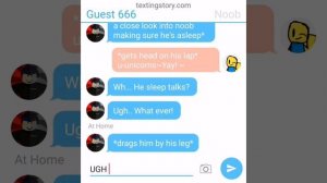 [ROBLOX love story] Noob X Guest 666 (my first video)