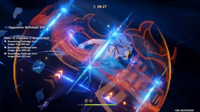 Ayato and Hu Tao Clear New 3.2 Spiral Abyss [Genshin Impact] смотреть онлайн