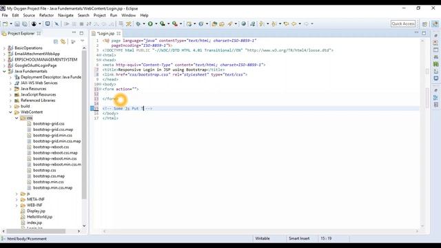 Login page in jsp using eclipse with bootstrap || Part -1 смотреть онлайн