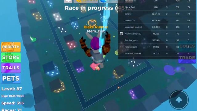 Как очень быстро прокачатся в игре Legends of speed!!!ROBLOX смотреть онлайн