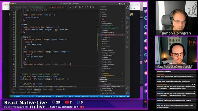 XState + Ignite - Matt Pocock & Jamon - React Native Live смотреть онлайн