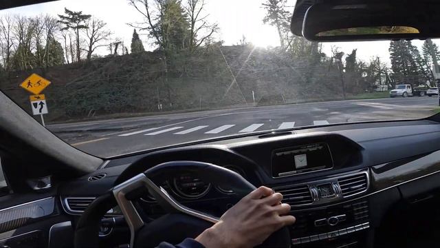 2014 Mercedes E63S AMG POV Test Drive