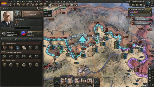 HEARTS OF IRON IV | DLC LA RESISTANCE | República Española #3 "Insurrecciones" смотреть онлайн