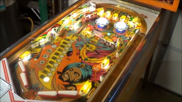 SINBAD PINBALL MACHINE - BY GOTTLIEB 1978 смотреть онлайн