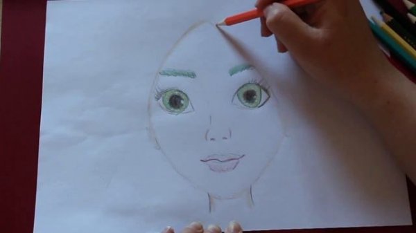 Як намалювати Мавку лісову царівну Лісова пісня. Forest princess Mavka. How to draw Рисуем принцесс