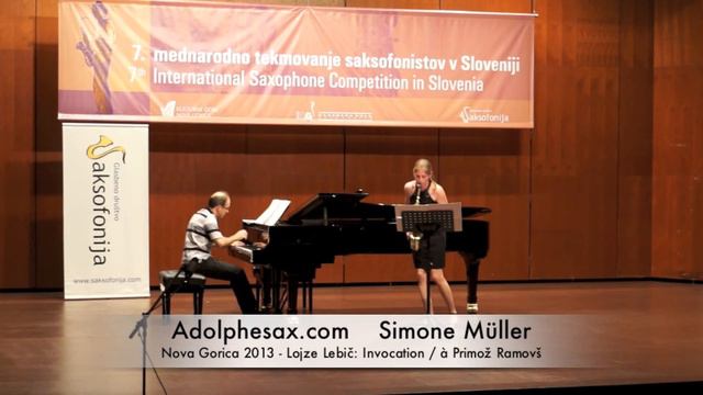 Simone Müller - Nova Gorica 2013 - Lojze Lebič: Invocation / à Primož Ramovš смотреть онлайн