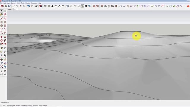 Уроки по SketchUp. Ландшафт. Урок 2