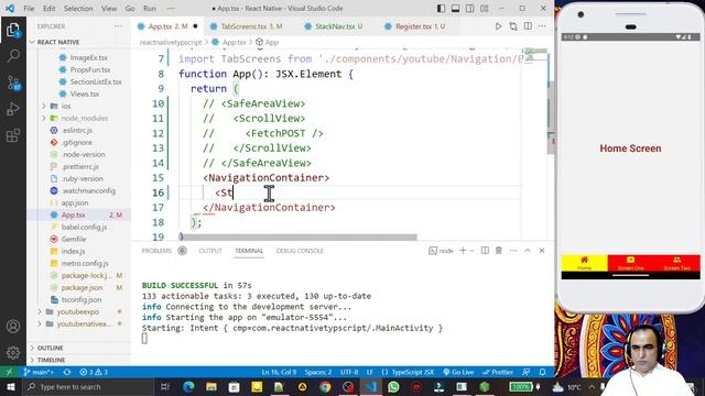 Hide Bottom Tab on Specific Screen in React Native Typescript #23 | Dr Vipin Classes смотреть онлайн