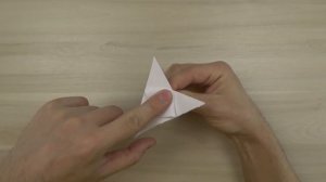 Лиса из бумаги А4 - простое оригами без клея и без ножниц