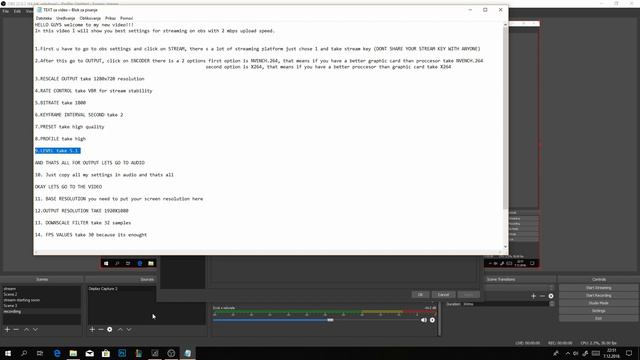 BEST OBS SETTINGS FOR STREAMING ON 2MBPS UPLOAD SPEED WITHOUTH LAG!!!!!! смотреть онлайн
