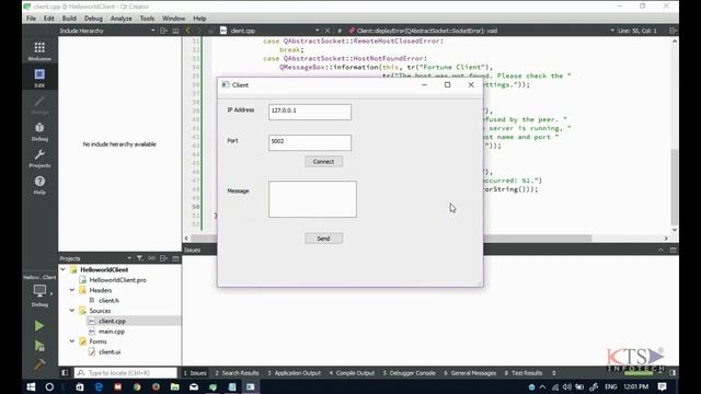 Tutorial 7 | QT C++ Network Programming | Hello World Example смотреть онлайн