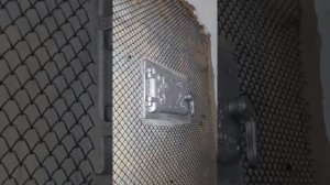 Установка сетки на печь