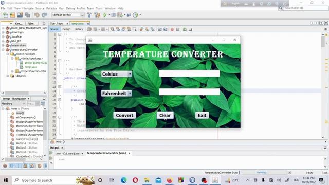 Temperature Converter || Java Swing смотреть онлайн