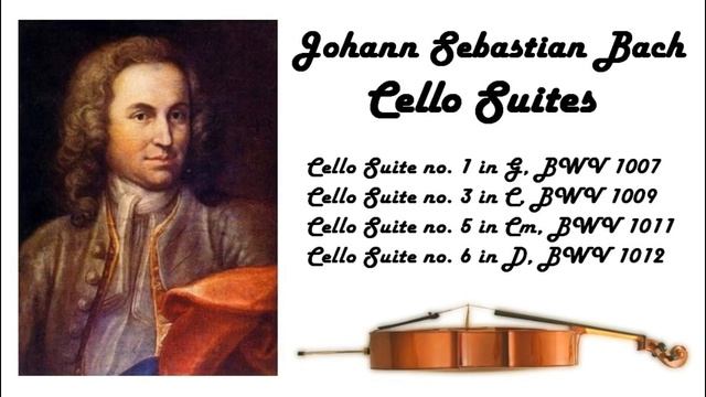 Johann Sebastian Bach - Cello suites in 432 Hz (great for reading or studying!) смотреть онлайн