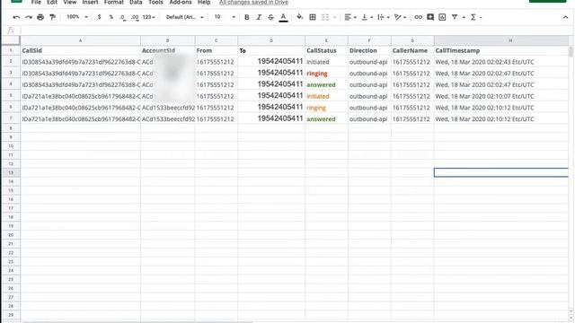 Make Call API + Google Sheets (G-Suite) смотреть онлайн