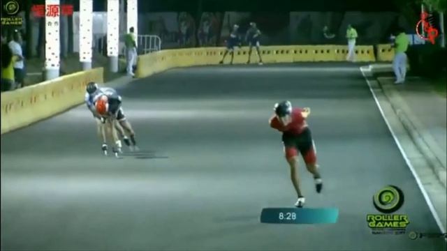 Roller Games 17 10000m EP SH attaque Felix Rijhnen смотреть онлайн